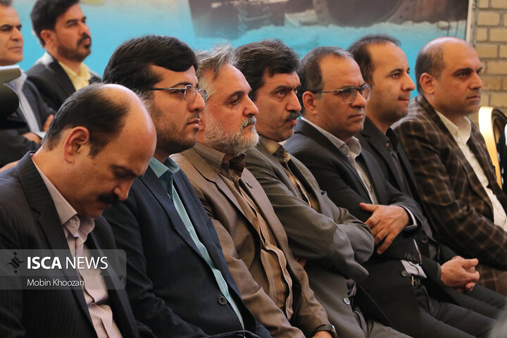 مراسم افتتاح مخزن ۱۵ هزار متر مکعبی شهید موسوی شهر یزد