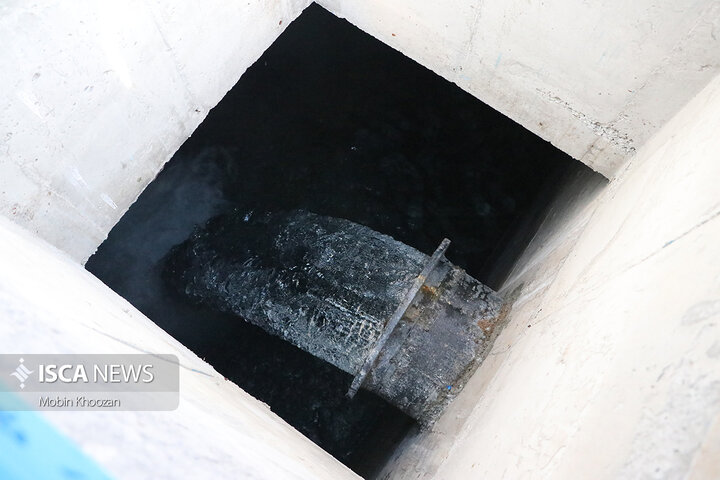 مراسم افتتاح مخزن ۱۵ هزار متر مکعبی شهید موسوی شهر یزد