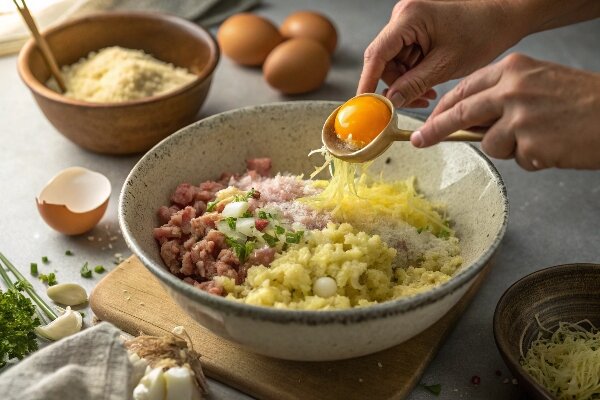 آموزش آشپزی / طرز تهیه کتلت سوسیس؛ غذای سریع و خوشمزه + عکس مراحل