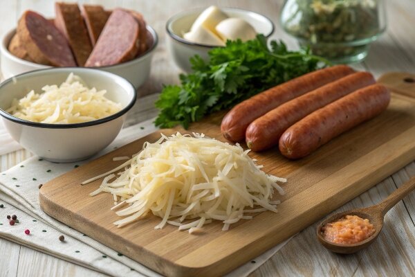 آموزش آشپزی / طرز تهیه کتلت سوسیس؛ غذای سریع و خوشمزه + عکس مراحل