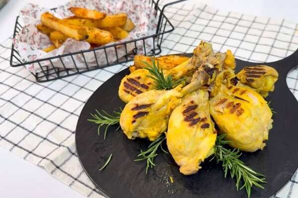 آموزش آشپزی / طرز تهیه مرغ دوغی خوشمزه با زعفران و کره