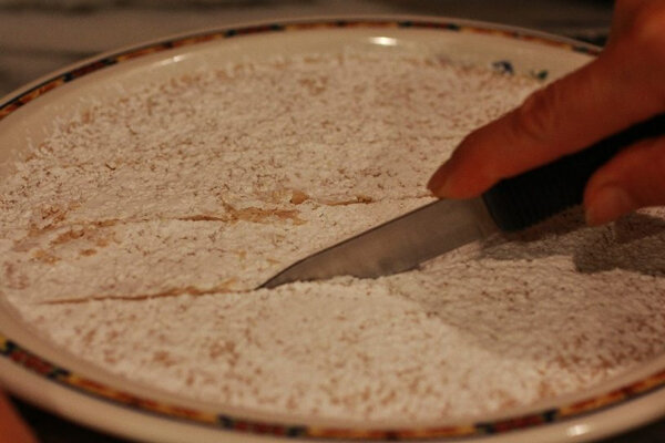 آموزش شیرینی پزی / طرز تهیه حلوای زنجبیلی