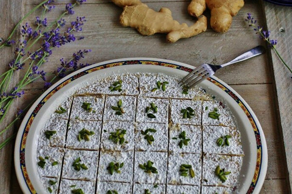 آموزش شیرینی پزی / طرز تهیه حلوای زنجبیلی