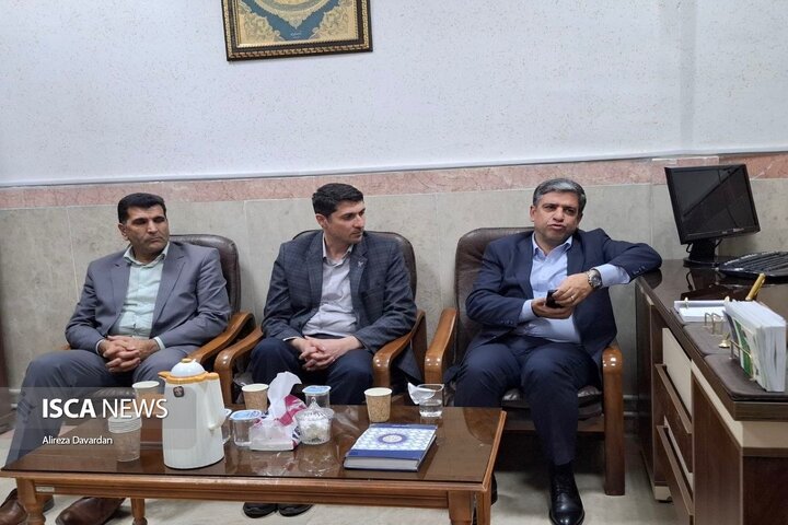 حضور استاندار اردبیل در خبرگزاری ایسکانیوز