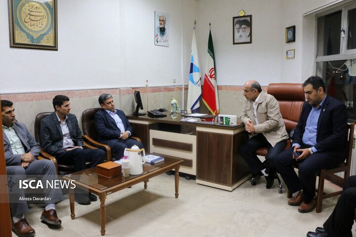 حضور استاندار اردبیل در خبرگزاری ایسکانیوز