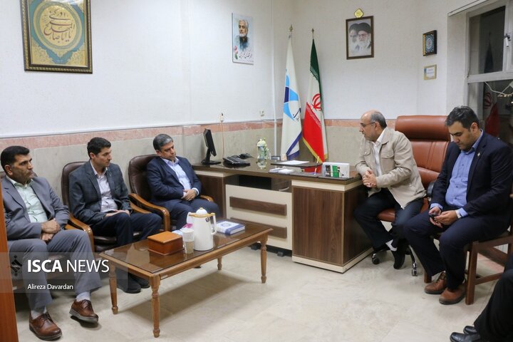 حضور استاندار اردبیل در خبرگزاری ایسکانیوز