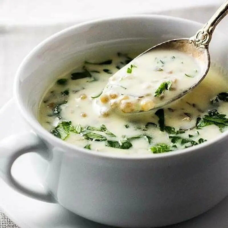آموزش آشپزی / طرز تهیه سوپ ماست ارمنی