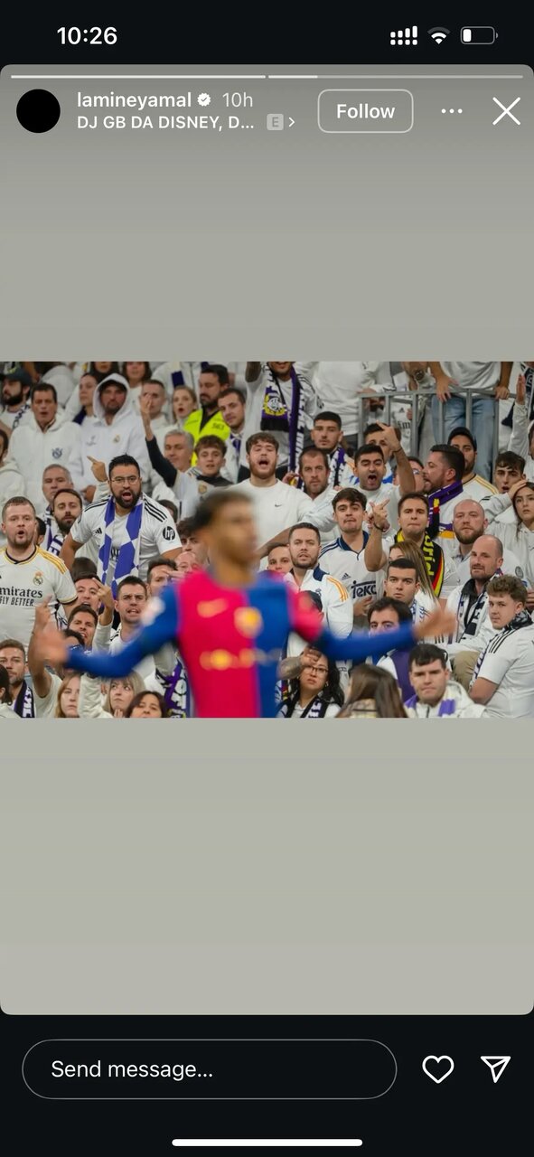 پست معنادار یامال پیش از ال‌کلاسیکو! + عکس