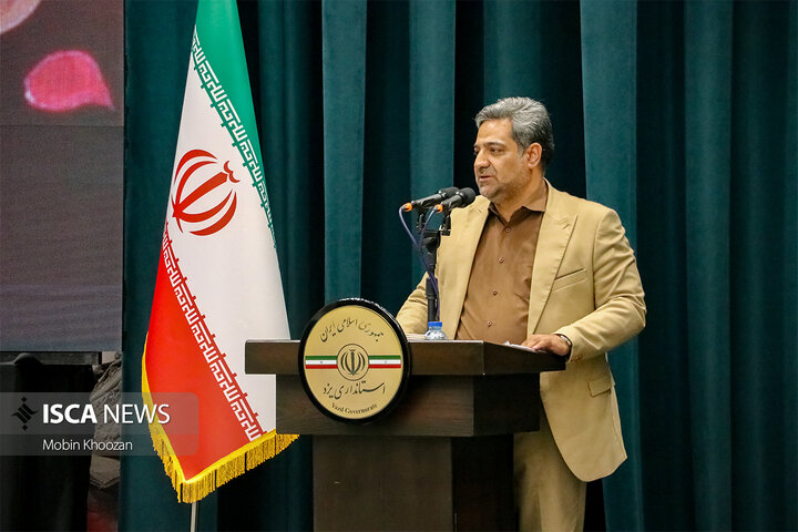 مراسم تجلیل از خادمان اربعین حسینی در استانداری یزد