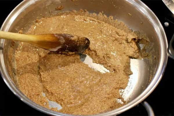 آموزش شیرینی پزی / طرز تهیه حلوای اوماج با شیره انگور + تمام نکات