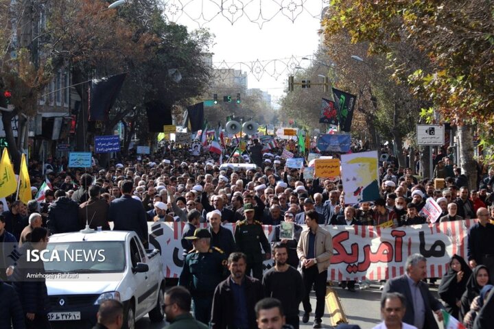 خروش اردبیلی ها در روز استکبارستیزی