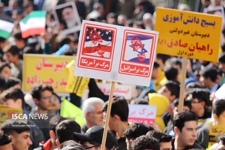 خروش اردبیلی ها در روز استکبارستیزی