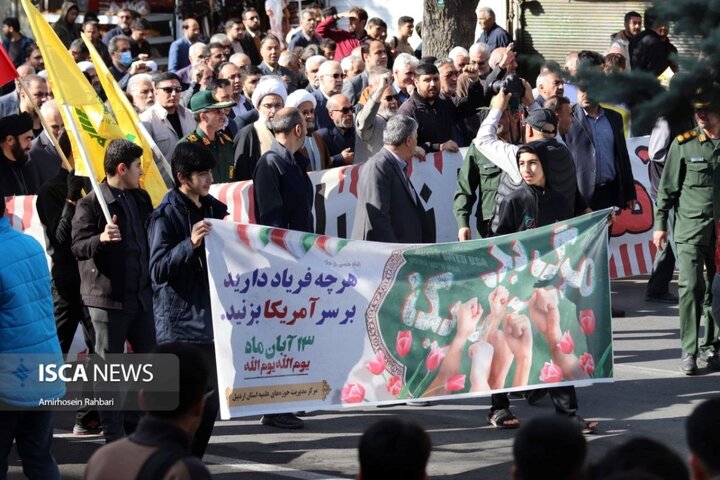 خروش اردبیلی ها در روز استکبارستیزی