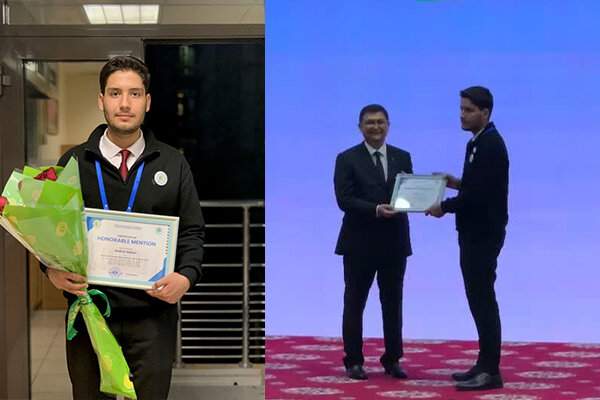 درخشش عضو باشگاه پژوهشگران جوان دانشگاه آزاد اسلامی بجنورد در المپیاد جهانی شیمی