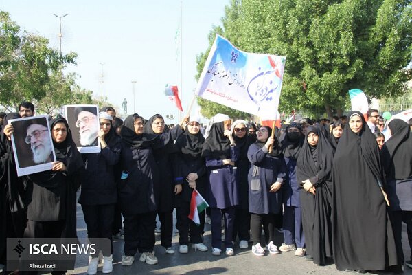 راهپیمایی بوشهر