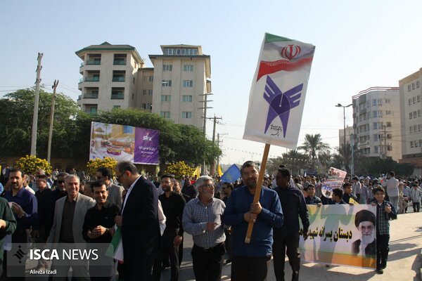 راهپیمایی بوشهر