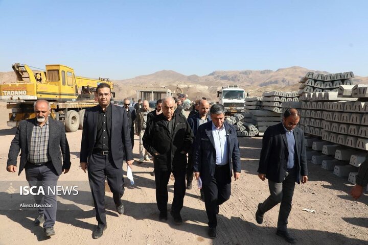 بازدید معاون وزیر راه و شهرسازی  از پروژه راه‌آهن اردبیل