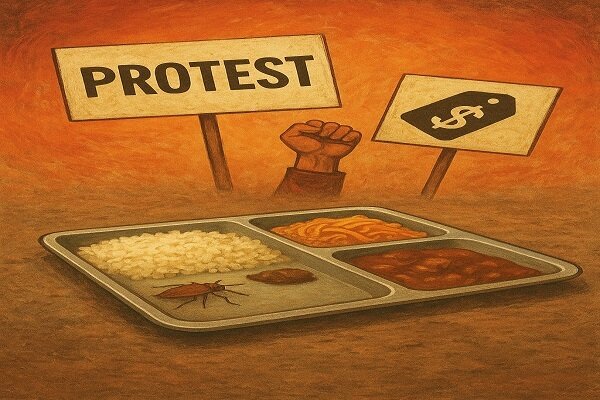 طعم جدید غذای دانشجویی؛ سوسک، انحصار و سکوت!