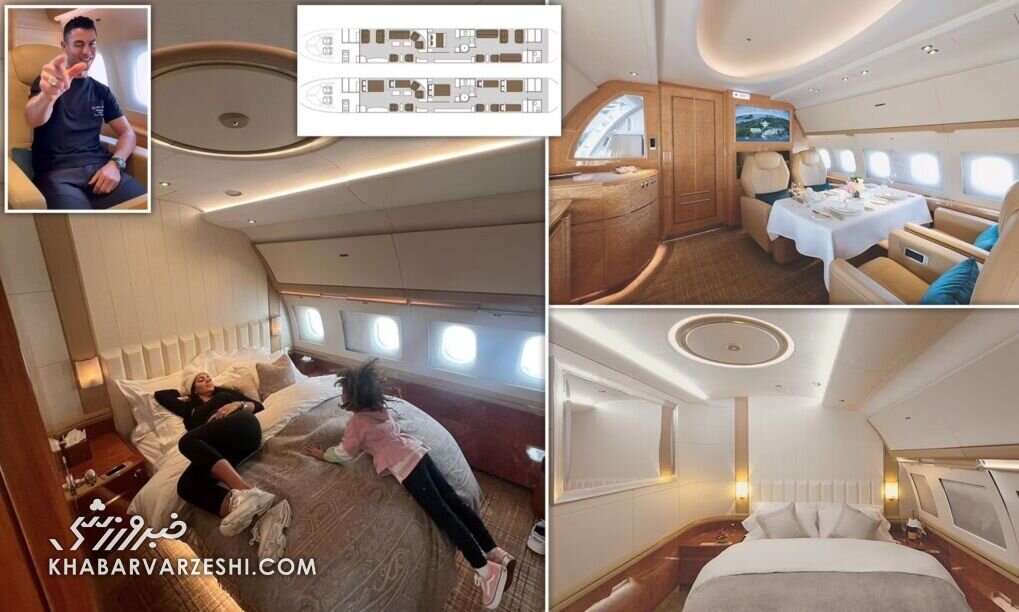 جزئیاتی از جت جدید رونالدو + عکس