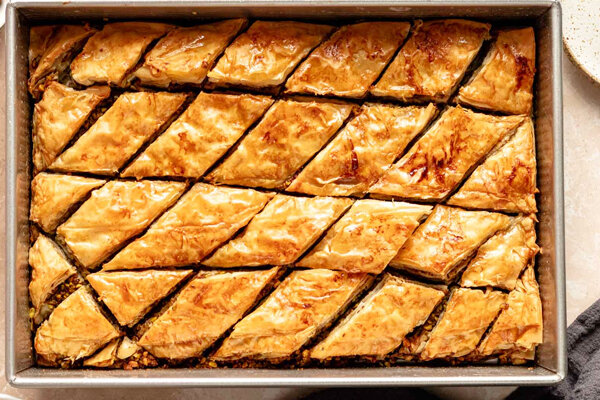 آموزش شیرینی پزی / طرز تهیه باقلوا در منزل به سبک بازاری