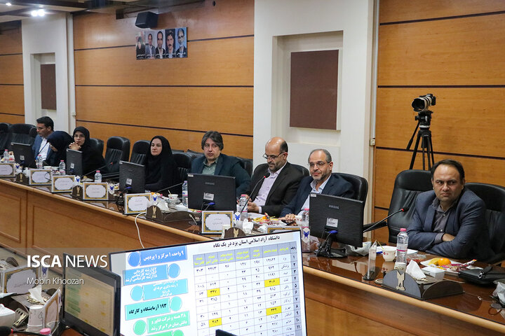 یکصد و هشتمین جلسه شورای دانشگاه آزاد اسلامی استان یزد به ریاست بیژن رنجبر