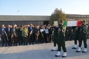 استقبال از هفت شهید گمنام دفاع مقدس در استان کرمانشاه