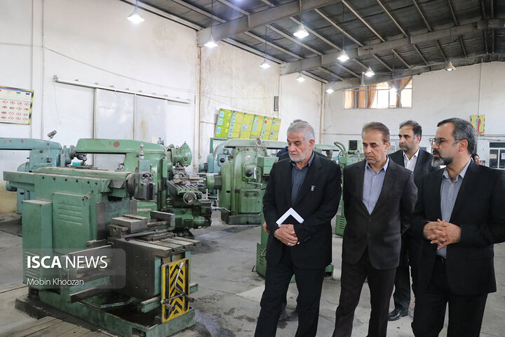 بازدید نماینده یزد از دانشگاه ملّی مهارت استان با حضور هیئت رئیسه دانشگاه