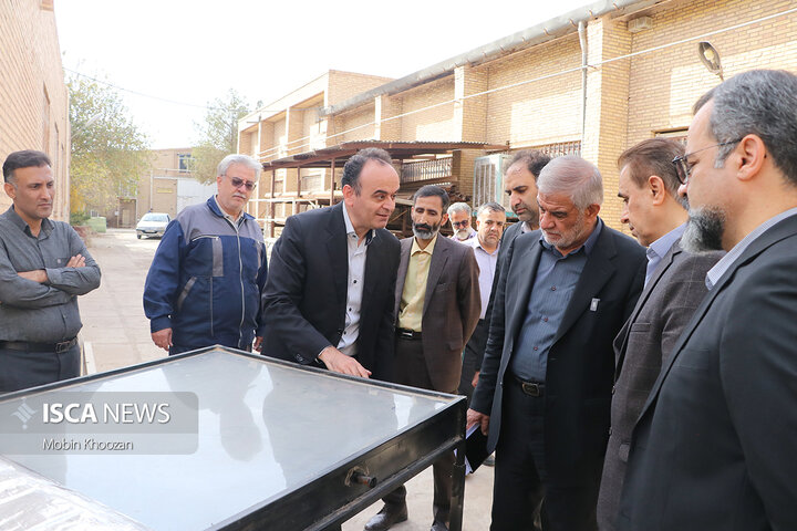 بازدید نماینده یزد از دانشگاه ملّی مهارت استان با حضور هیئت رئیسه دانشگاه