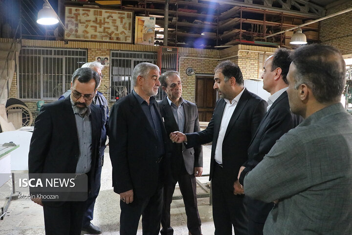 بازدید نماینده یزد از دانشگاه ملّی مهارت استان با حضور هیئت رئیسه دانشگاه