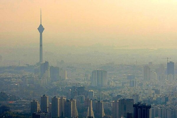 هوای تهران در مرز قرمز و ناسالم برای گروههای حساس هوای تهران در مرز قرمز و ناسالم برای گروههای حساس