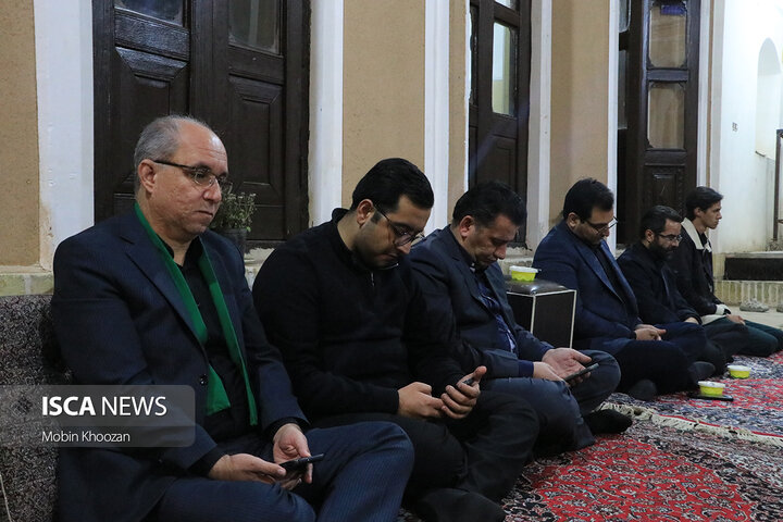 مراسم روضه‌خوانی حضرت زهرا (س) در خانه تشکل‌های مردم نهاد یزد