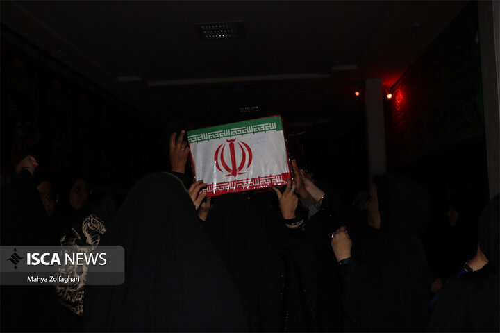 مراسم ایام فاطمیه در دانشگاه آزاد اسلامی یزد