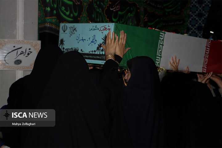 مراسم ایام فاطمیه در دانشگاه آزاد اسلامی یزد