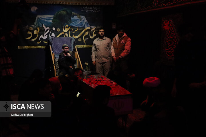 مراسم ایام فاطمیه در دانشگاه آزاد اسلامی یزد