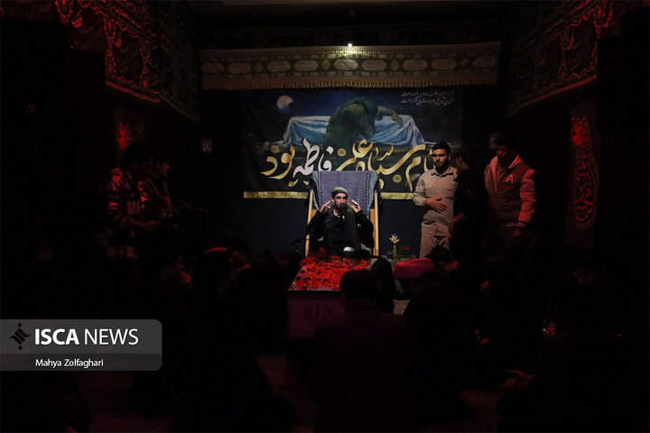 مراسم ایام فاطمیه در دانشگاه آزاد اسلامی یزد