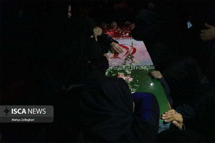 مراسم ایام فاطمیه در دانشگاه آزاد اسلامی یزد