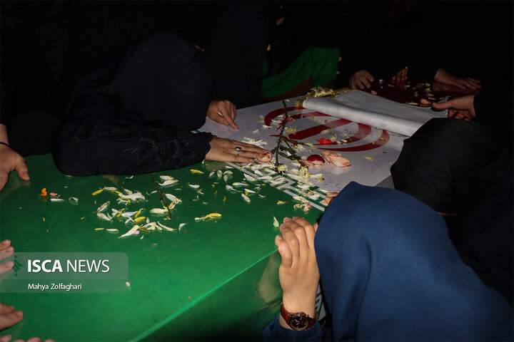 مراسم ایام فاطمیه در دانشگاه آزاد اسلامی یزد