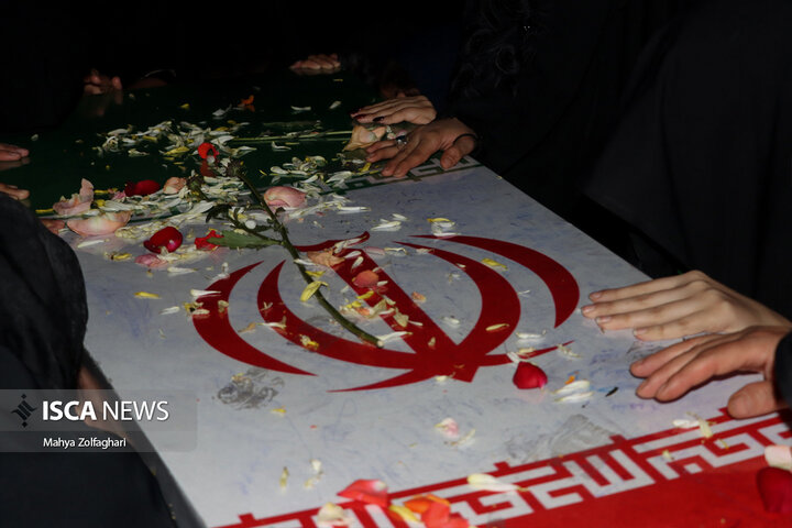 مراسم ایام فاطمیه در دانشگاه آزاد اسلامی یزد