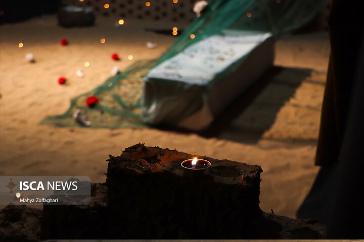 مراسم ایام فاطمیه در دانشگاه آزاد اسلامی یزد