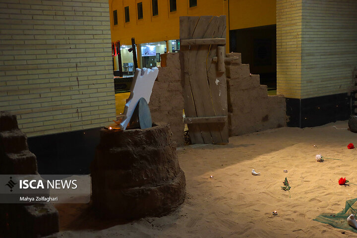 مراسم ایام فاطمیه در دانشگاه آزاد اسلامی یزد