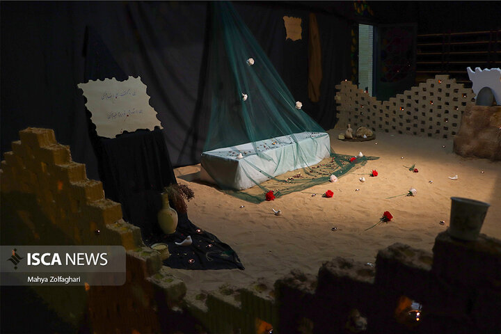 مراسم ایام فاطمیه در دانشگاه آزاد اسلامی یزد