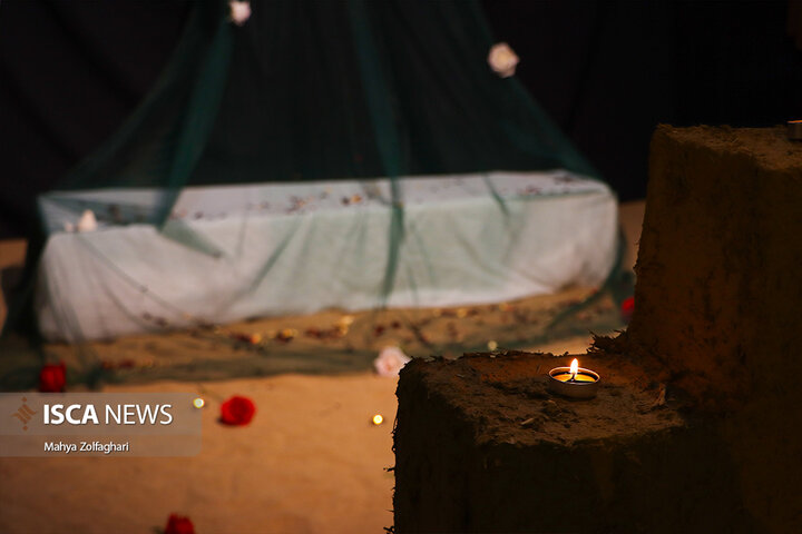 مراسم ایام فاطمیه در دانشگاه آزاد اسلامی یزد