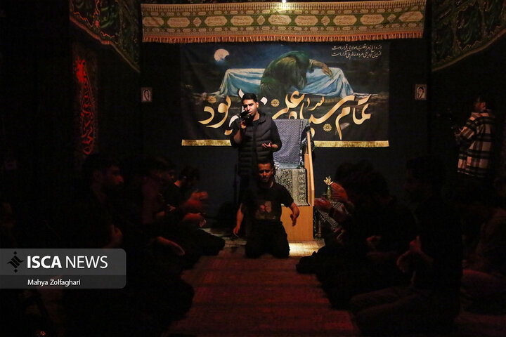 مراسم ایام فاطمیه در دانشگاه آزاد اسلامی یزد