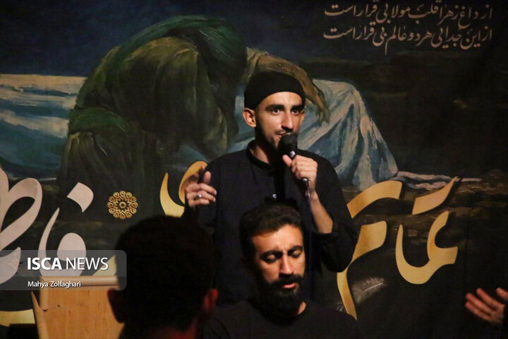 مراسم ایام فاطمیه در دانشگاه آزاد اسلامی یزد