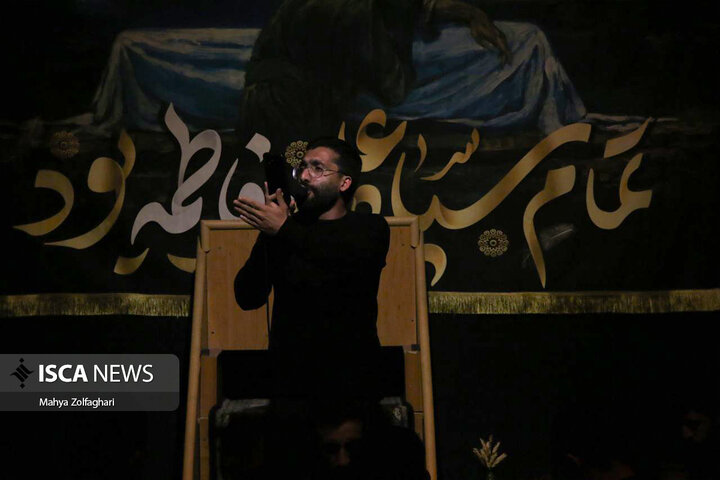 مراسم ایام فاطمیه در دانشگاه آزاد اسلامی یزد