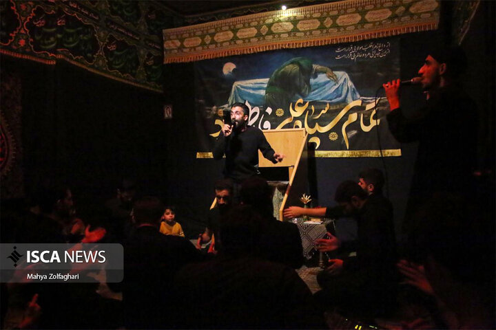 مراسم ایام فاطمیه در دانشگاه آزاد اسلامی یزد