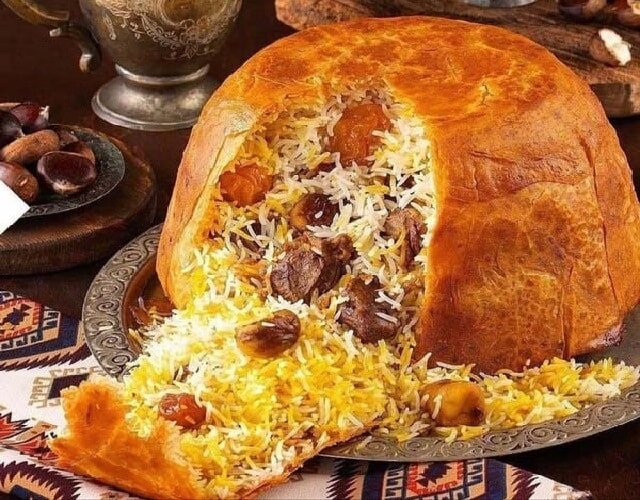 آموزش آشپزی / طرز تهیه شاه پلو مخلوط؛ مخصوص عاشقان ته‌دیگ