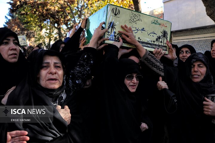 تشییع شهید گمنام بجنورد