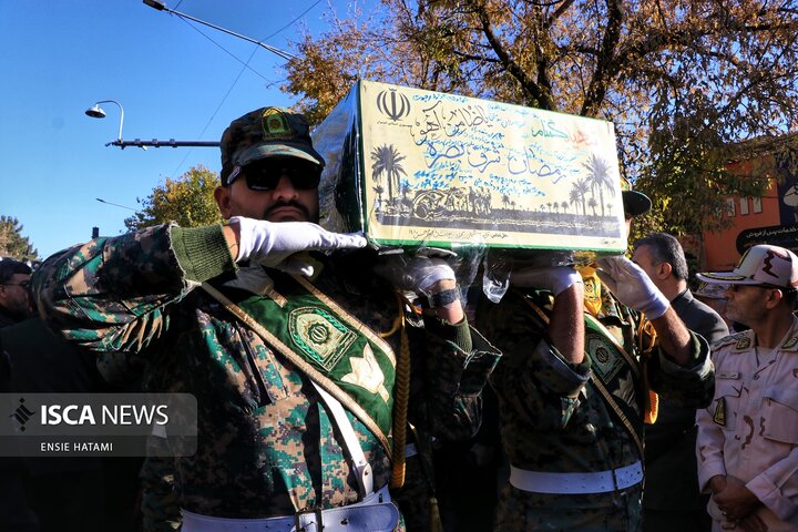 تشییع شهید گمنام بجنورد