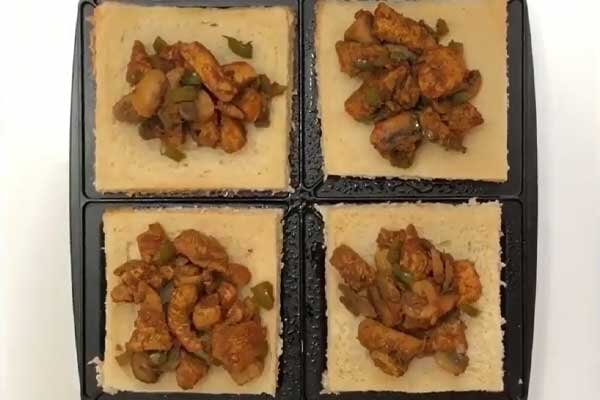 آموزش آشپزی/ طرز تهیه اسنک مرغ و قارچ بسیار فوری و آسان